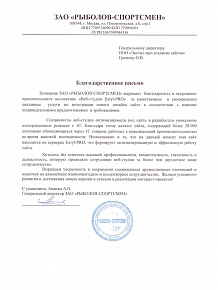 Хотелось бы отметить высокий профессионализм, компетентность, тактичность и деликатность, которую проявляли сотрудники веб-студии за более чем двухлетнее наше сотрудничество